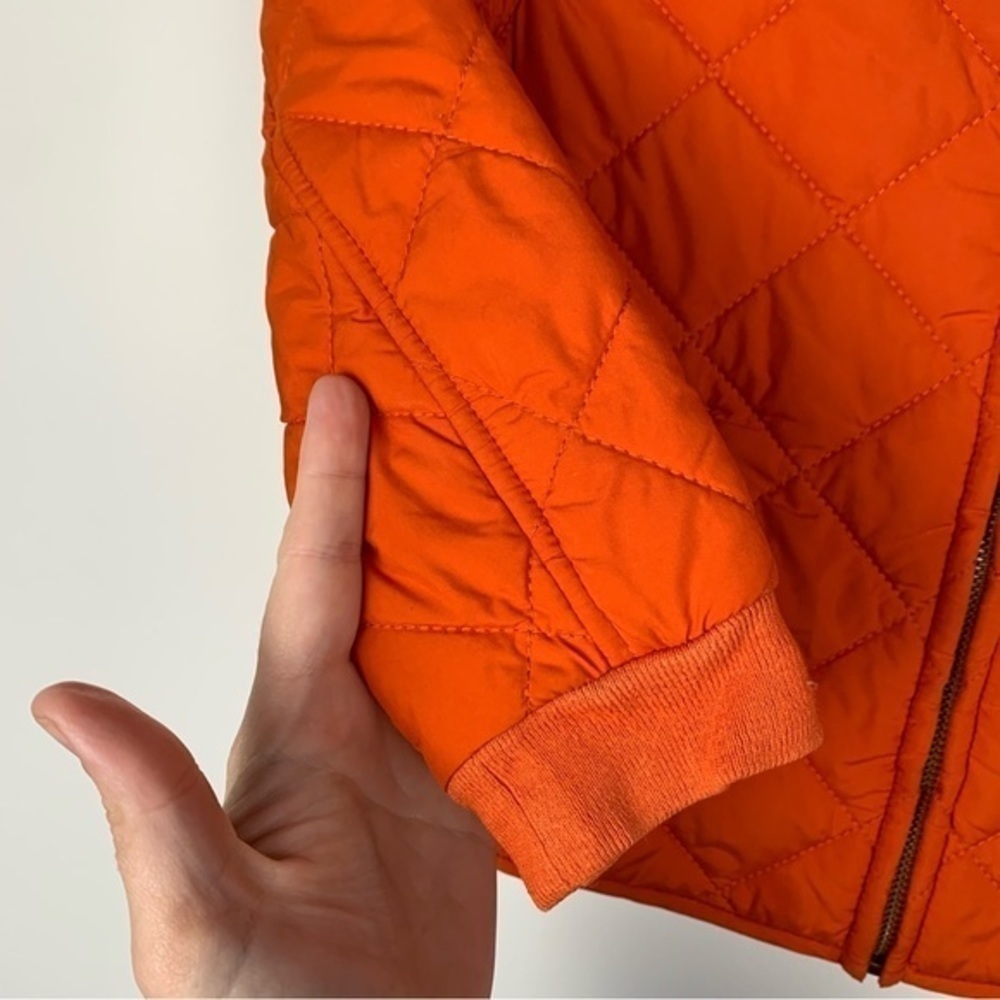 NFS. Polo Ralph Lauren orange quilted puffer style jacket size 5 - Picture 7 of 16